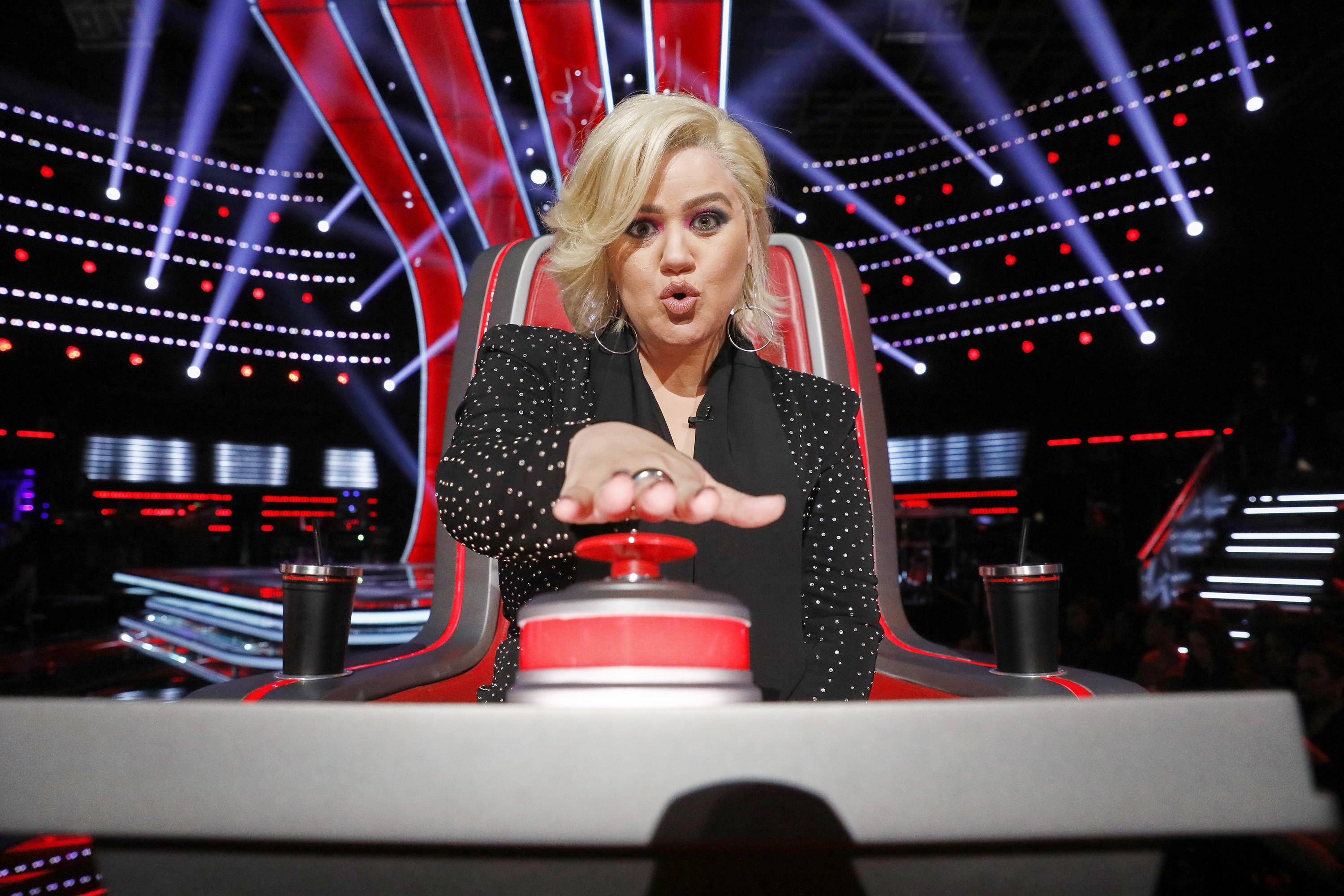 Kelly Clarkson during season 18 of "The Voice." | Source: Getty Images.