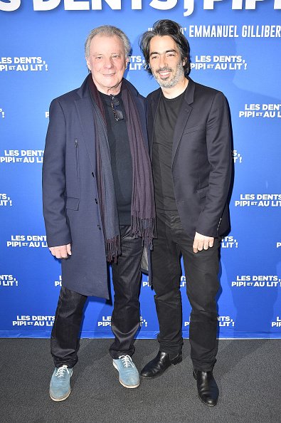 La photo de Herbert Léonard avec Emmanuel Gillibert à Paris, en 2018 | Source: Getty Images / Global Ukraine