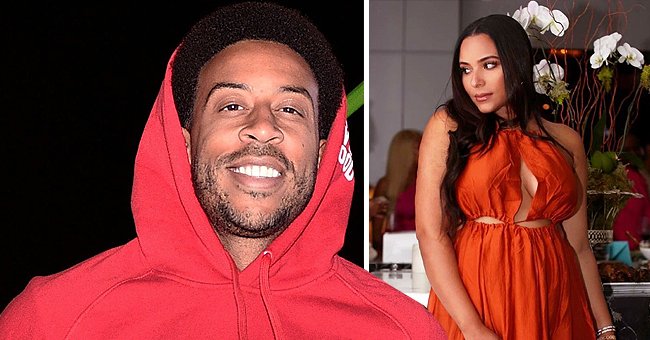 Ludacris' Pregnant Wife Eudoxie Stuns in an Orange Maxi Dress in a New ...