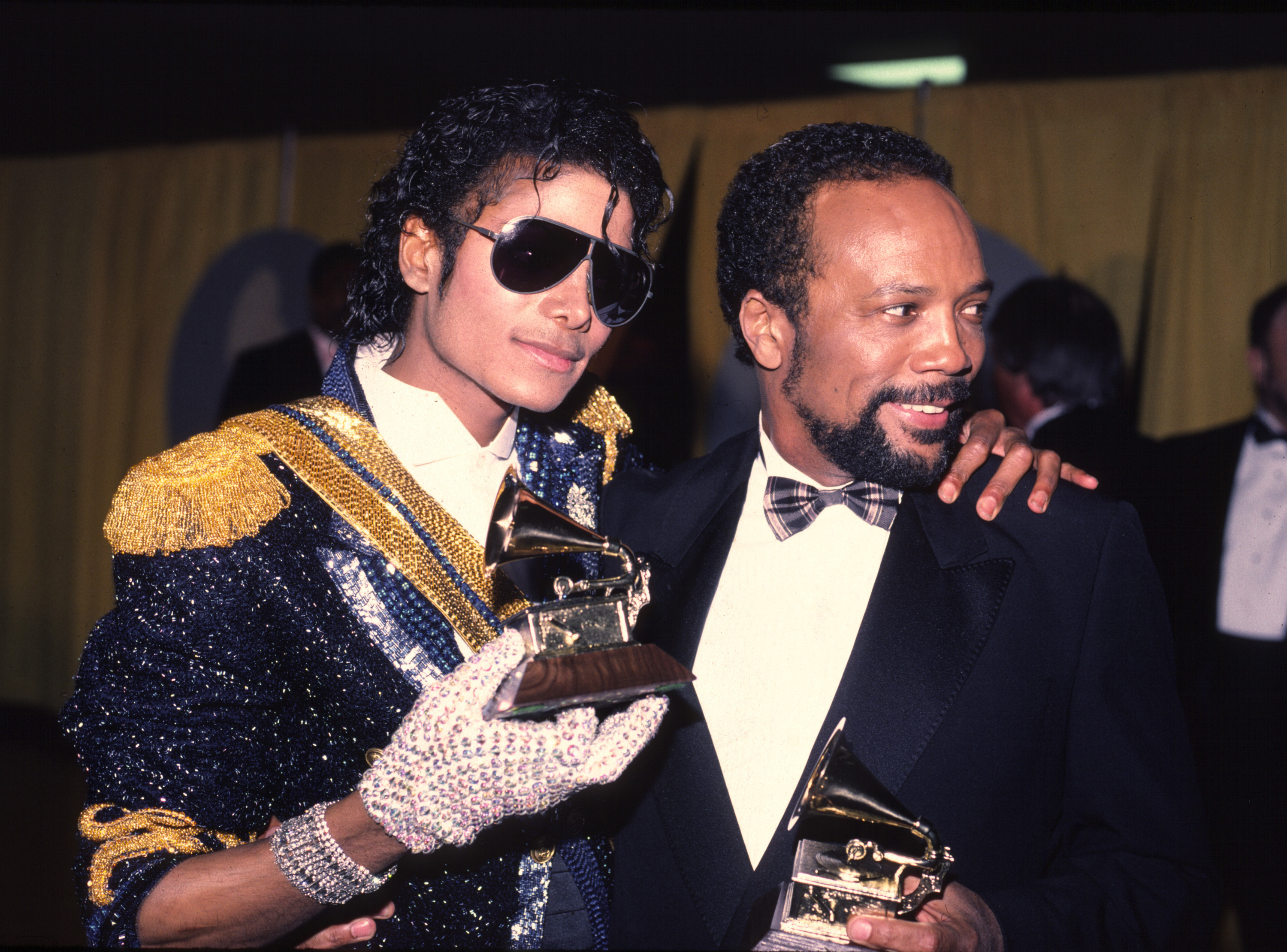 Michael Jackson and Quincy Jones on November 22, 1990 | Source: Getty Images