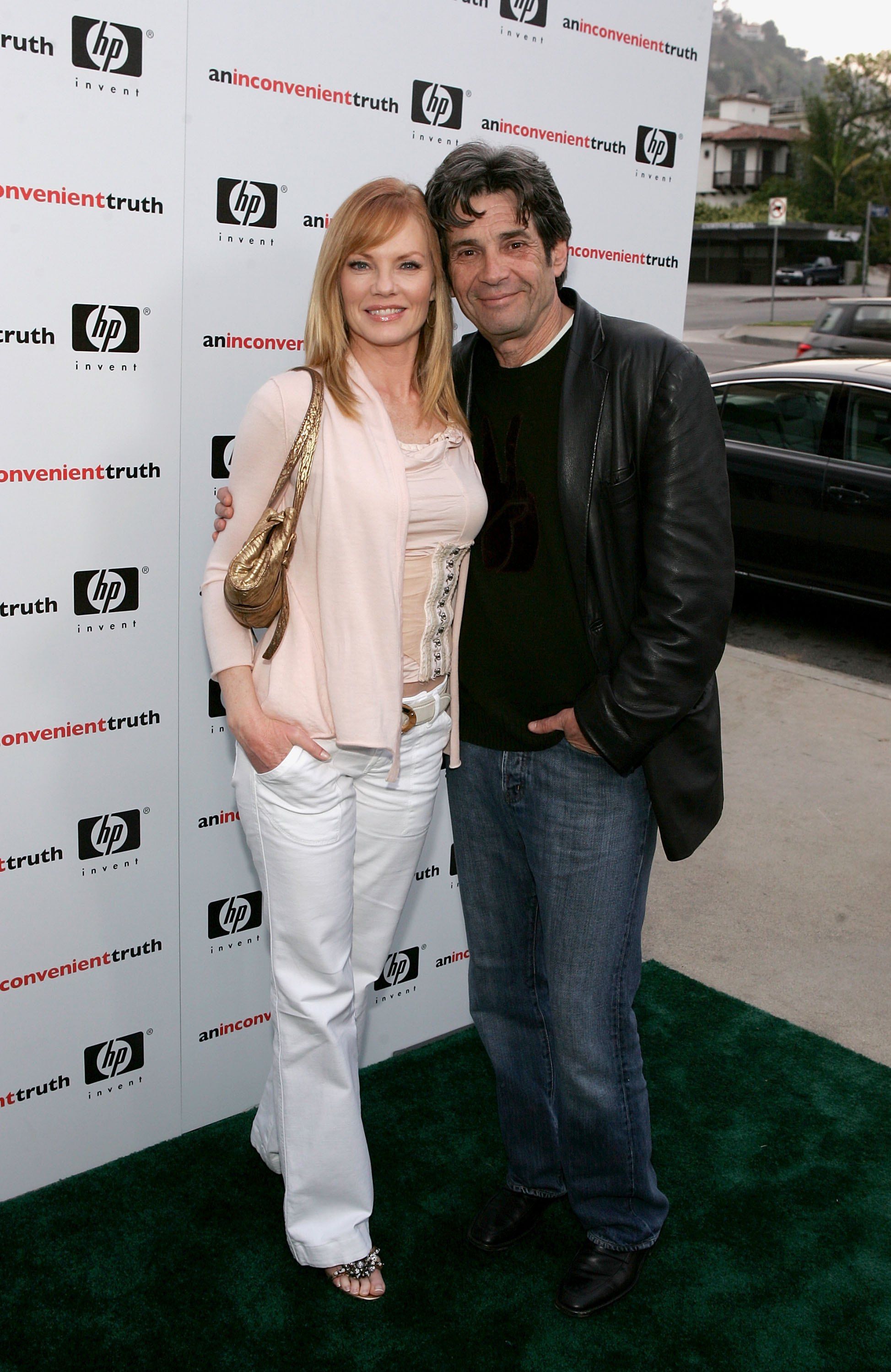 Marg Helgenberger and Alan Rosenberg at the "An Inconvenient Truth" Los Angeles premiere in 2006 | Source:Getty Images 