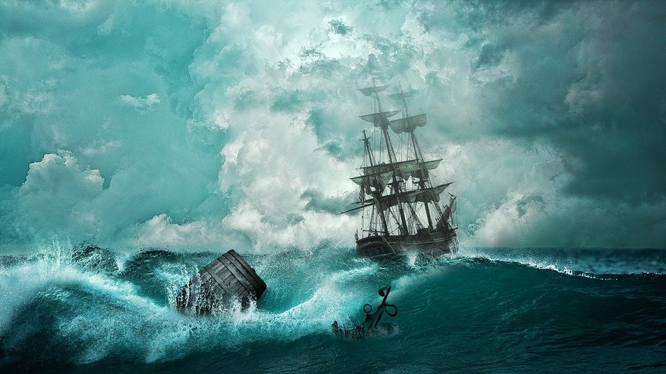 Barcos en mar picado / Imagen tomada de: Pixabay Barcos en mar picado / Imagen tomada de: Pixabay