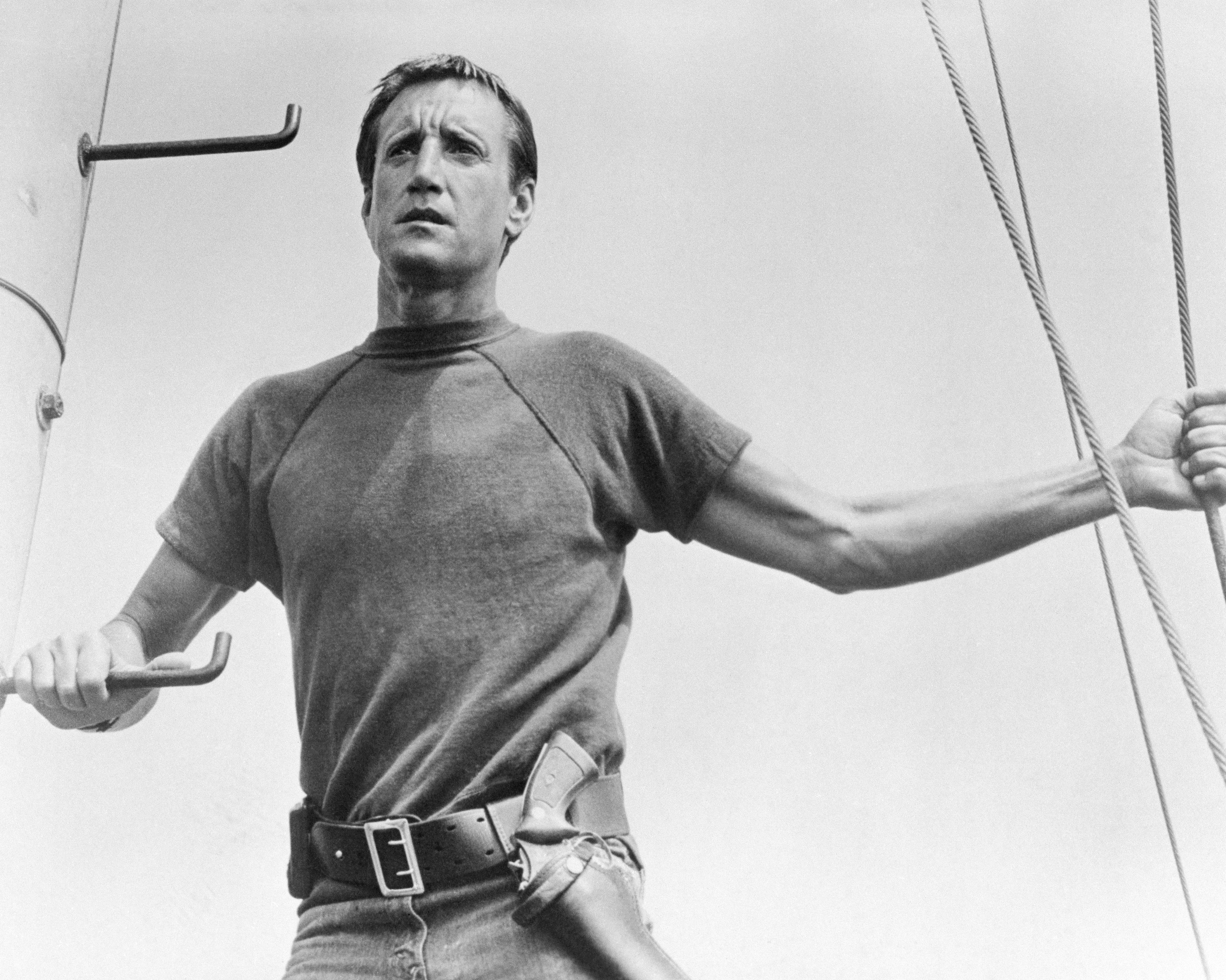 Roy Scheider stars as the police chief of a small resort community who must hunt down and kill a marauding, man-eating Great White Shark in "Jaws," | Photo: Getty Images