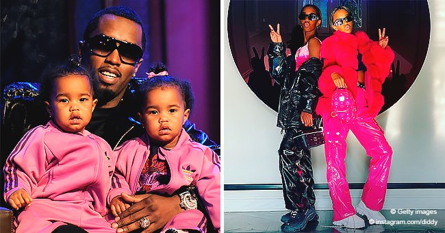 Check Out New Photos P Diddy Shared of His Twin Daughters D'Lila ...