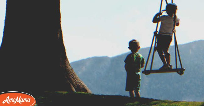 The old rope swing his father built for him was one of Ben's greatest treasures. | Source: Shutterstock.com