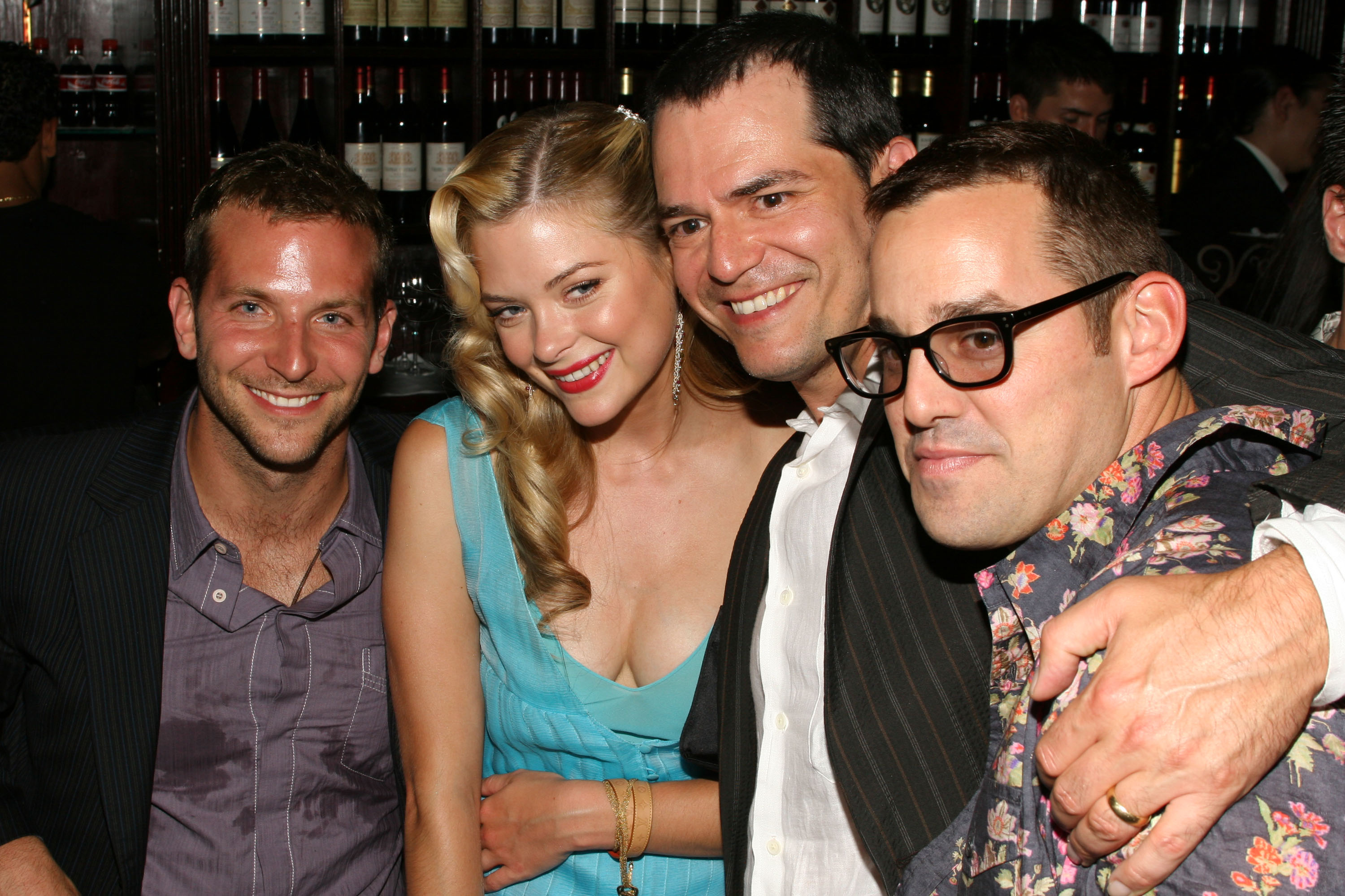 Bradley Cooper, Jaime King, Dave Hemingson and Nicholas Brendon attend the Premiere Party for New Fox TV Show "Kitchen Confidential" at Brasserie Les Halles on September 10, 2005 New York City.