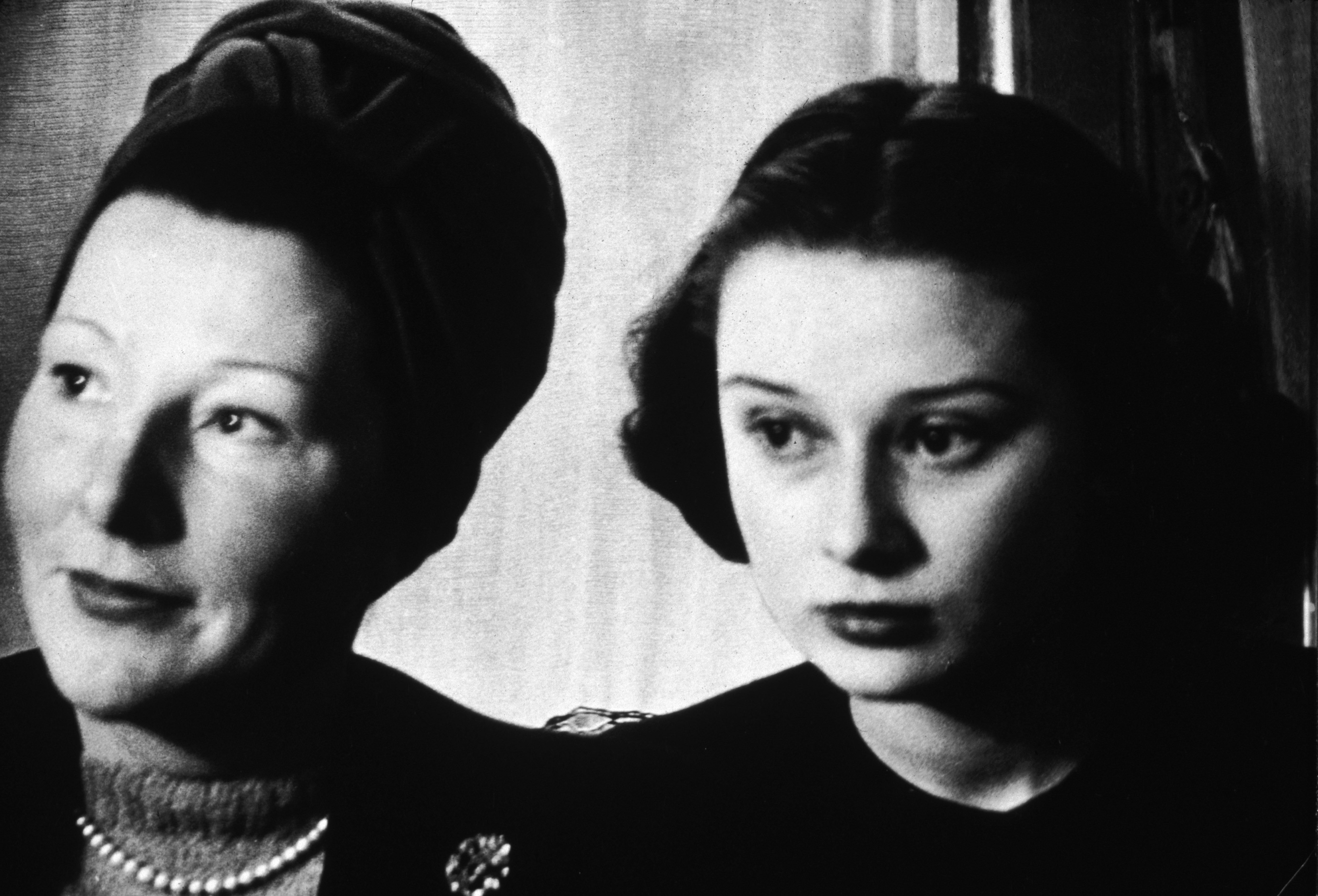 Audrey Hepburn as a teenager with her mother Ella Van Heemstra, circa 1946. | Getty Images