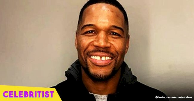 Michael Strahan shares photo of his twin daughters enjoying beach day in swimsuits