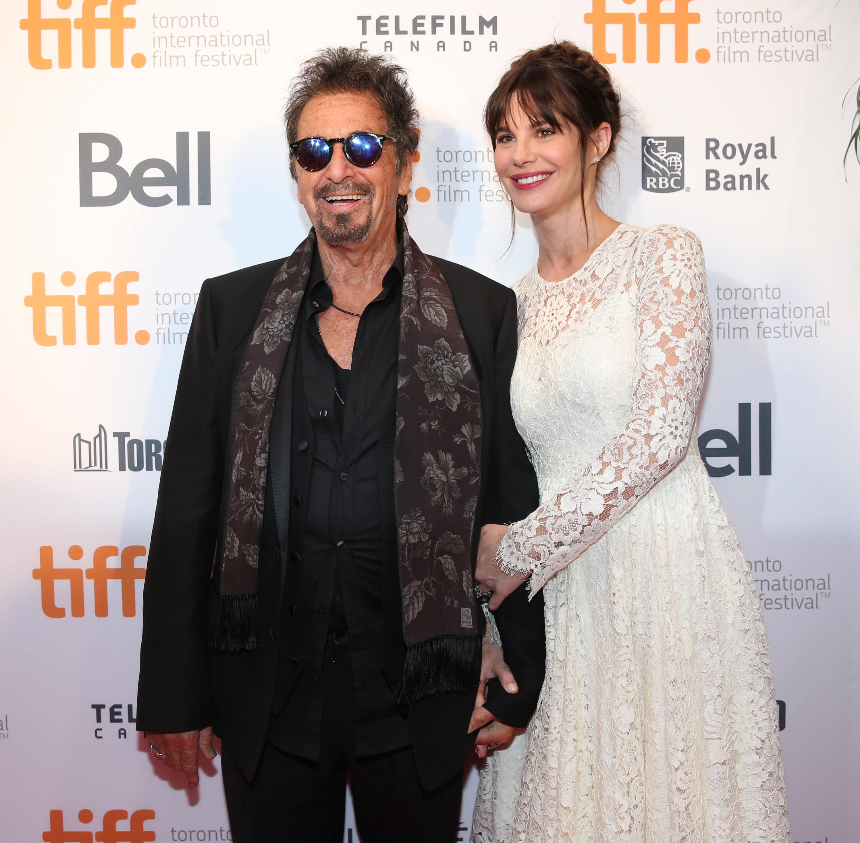 Al Pacino and Lucila Solá walk the red carpet at the TIFF gala in the TIFF Bell Lightbox Reitman Square on September 3, 2014, in Toronto, Ontario. | Source: Getty Images