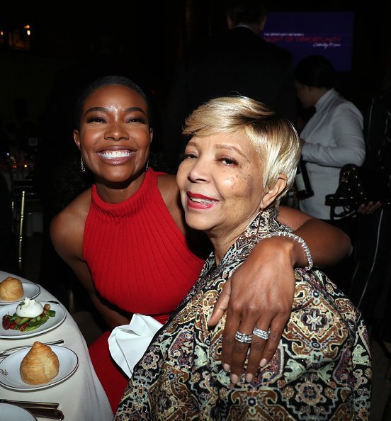 Gabrielle Union and her mother, Theresa Union at Cipriani Wall Street in New York City.| Photo: Getty Images.