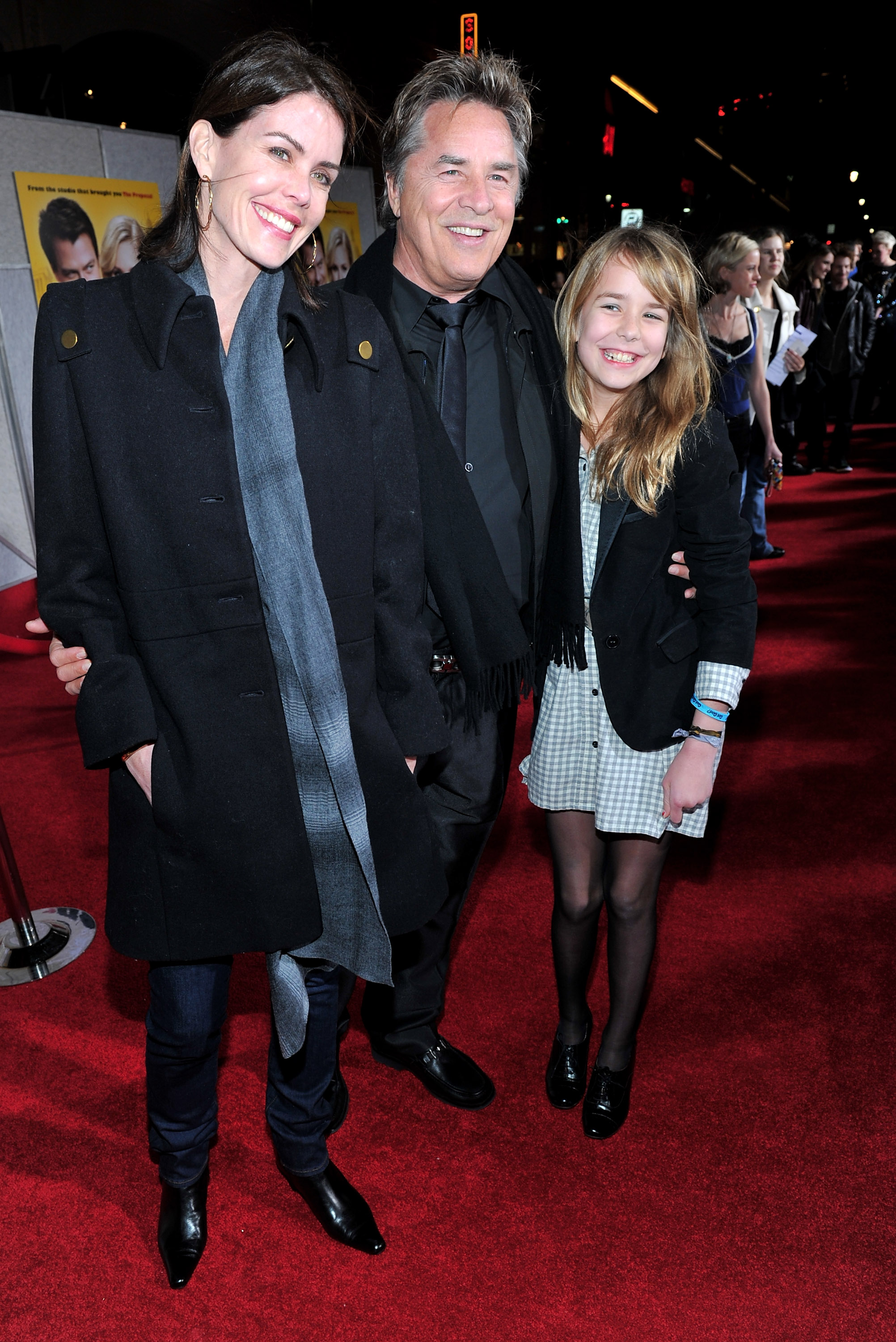 Kelley Phleger, Don Johnson, and their daughter Grace in California in 2010 | Source: Getty Images