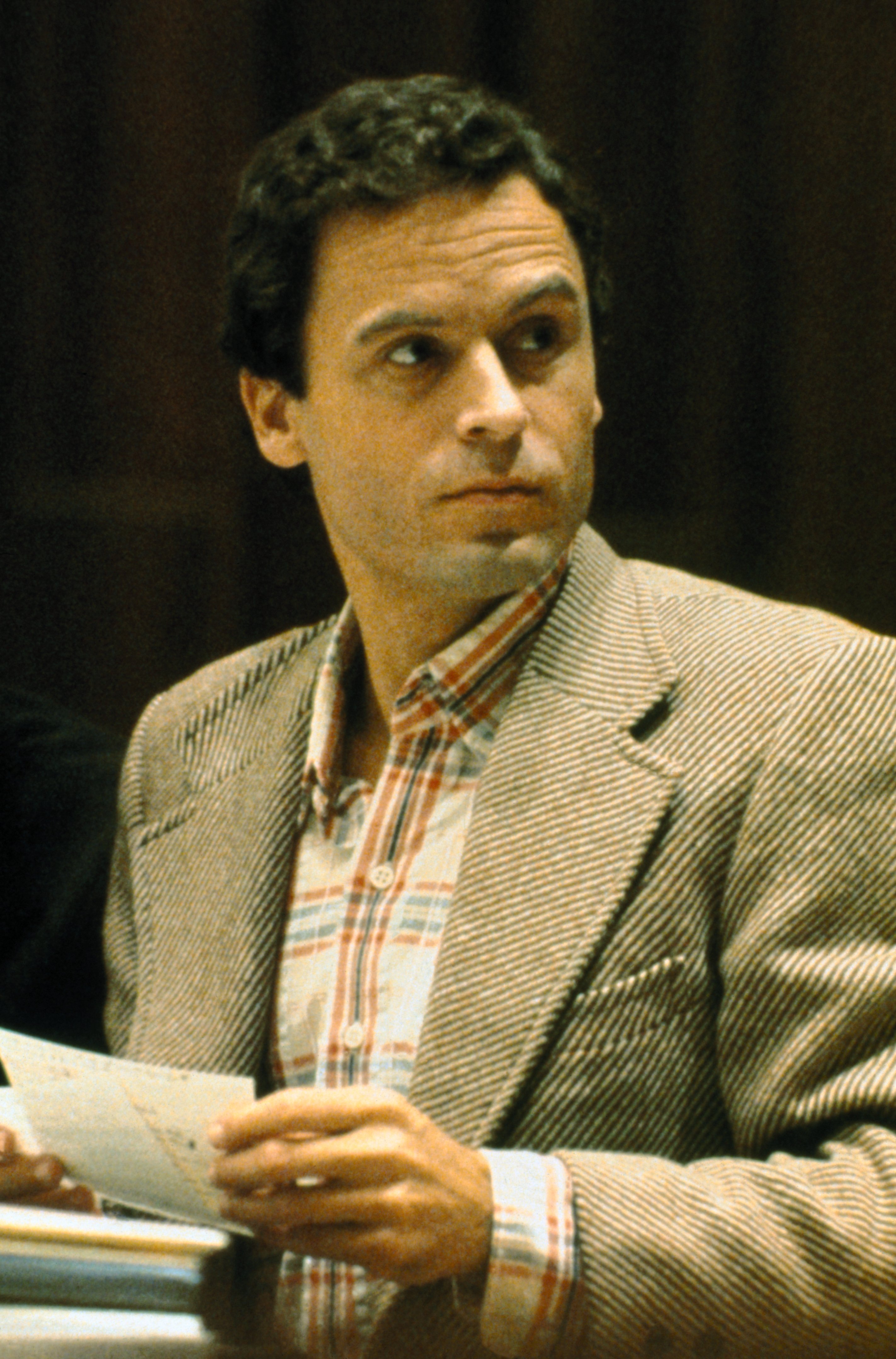 Close up of Theodore Bundy, convicted Florida murderer, charged with other killings.| Source: Getty Images