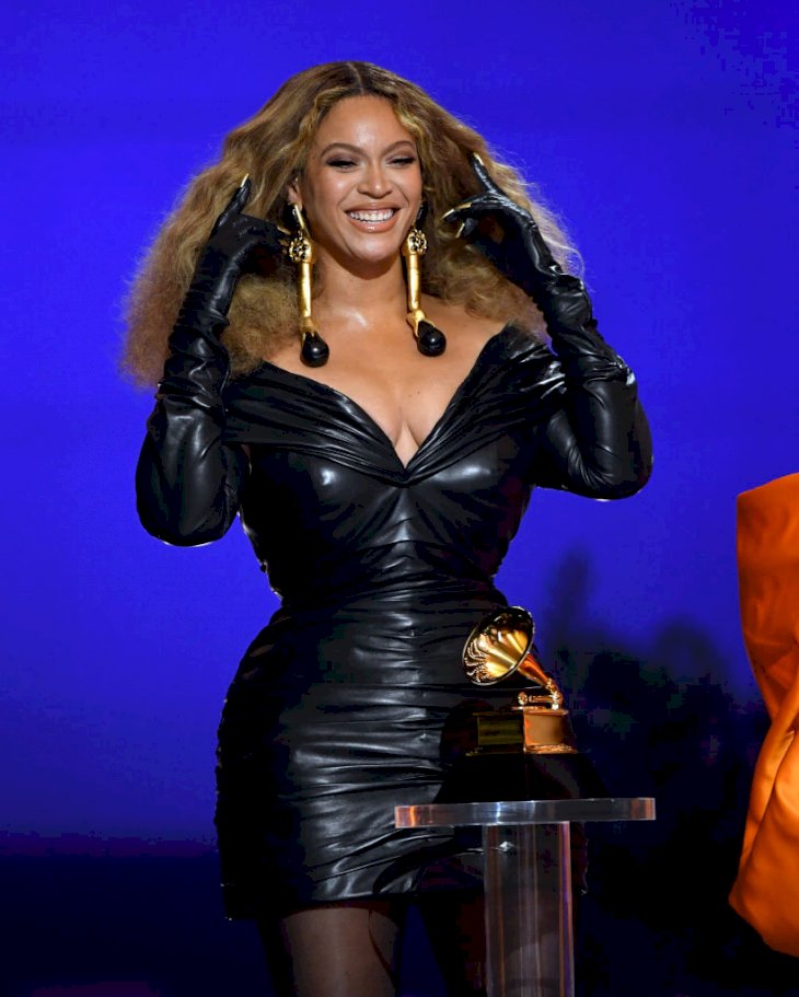 Beyoncé wins the Best Rap Performance award for 'Savage' during the 63rd Annual GRAMMY Awards at Los Angeles Convention Center on March 14, 2021, | Photo: Getty Images