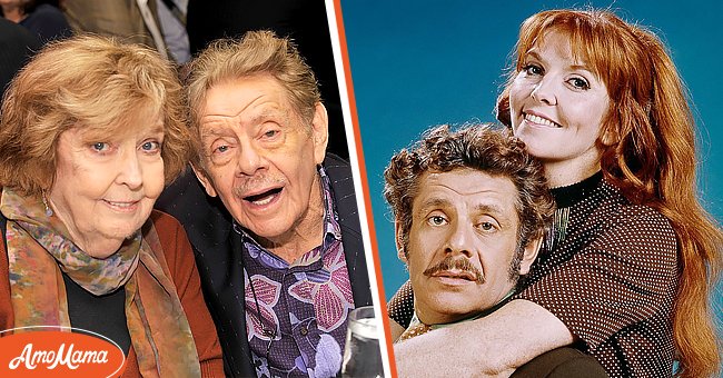 Anne Meara and Jerry Stiller on May 24, 2012 in New York City [left]. Meara and Stiller in September 1970 [right] | Photo: Getty Images 