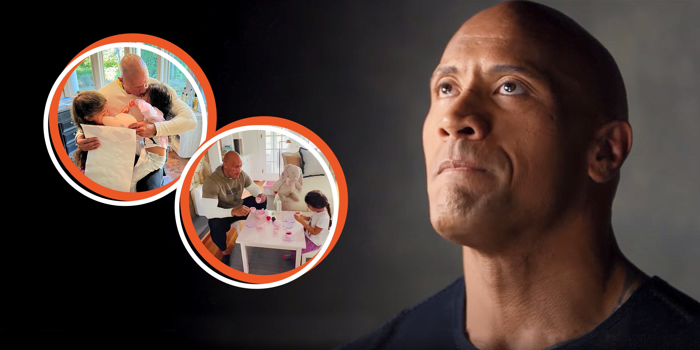 Dwayne "The Rock"  Johnson, Tiana Gia Johnson, Jasmine Johnson, 2022 | Dwayne "The Rock" Johnson | Quelle: YouTube.com/OWN | Instagram.com/therock