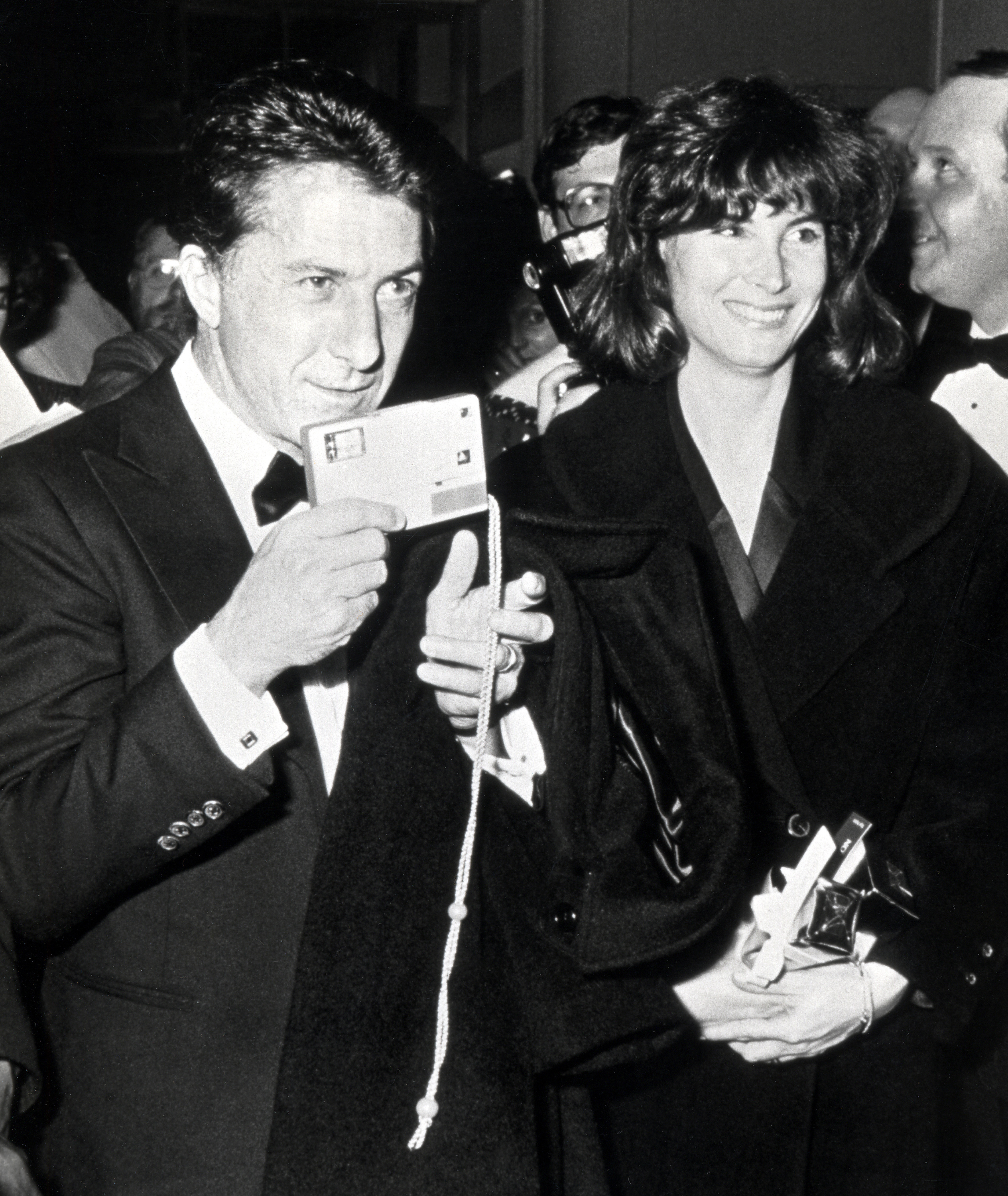 The actor and the woman at the America Museum of Moving Images Tribute to Elia Kazan in New York City on January 19, 1987. | Source: Getty Images
