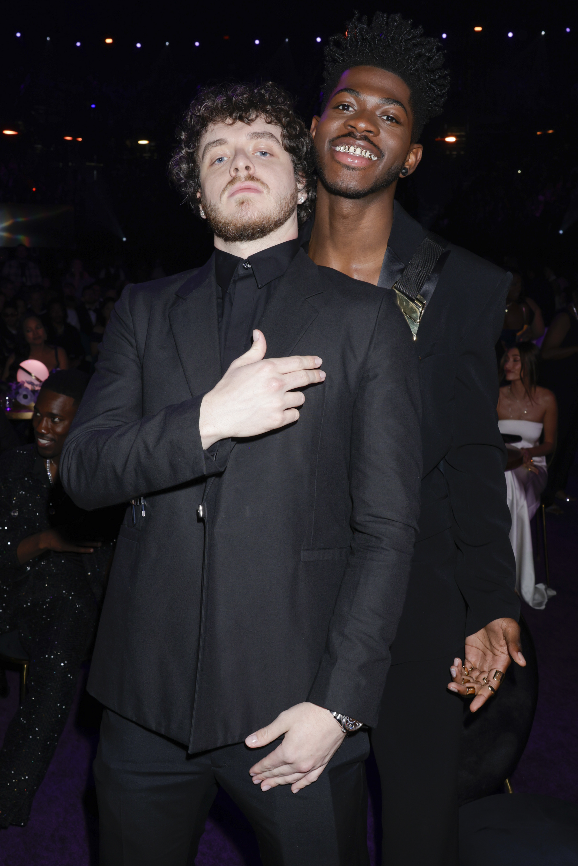 Jack Harlow and Lil Nas X at the 64TH annual Grammy Awards on Sunday, April 3, 2022. | Source: Getty Images