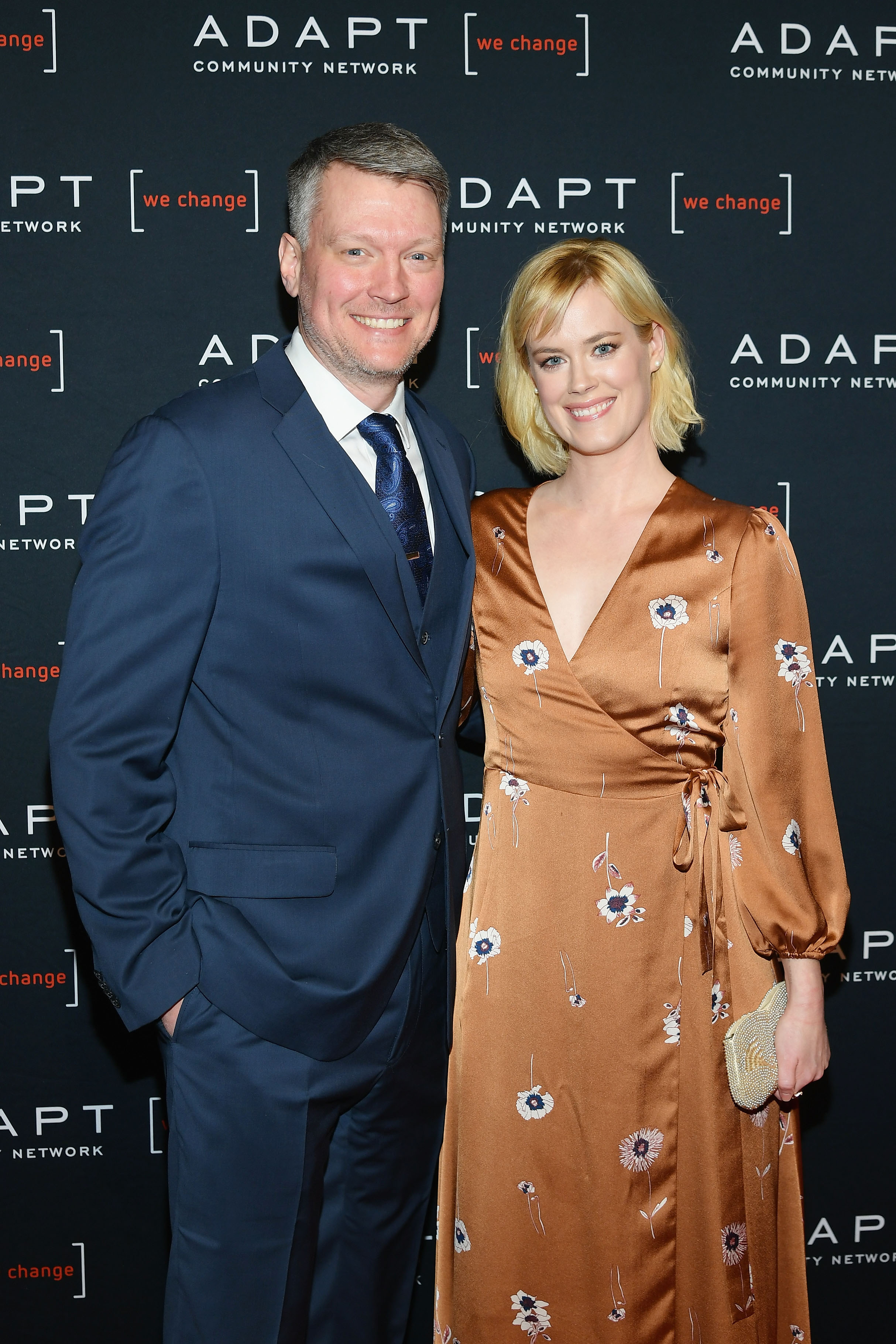 Bryan Spies and Abigail Hawk at The 2019 2nd Annual ADAPT Leadership Awards on March 14 in New York. | Source: Getty Images