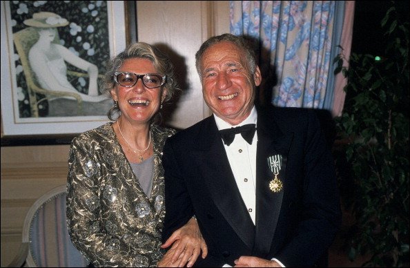 Mel Brooks and his wife Ann Bancroft during the Cannes Film Festival | Photo: Getty Images