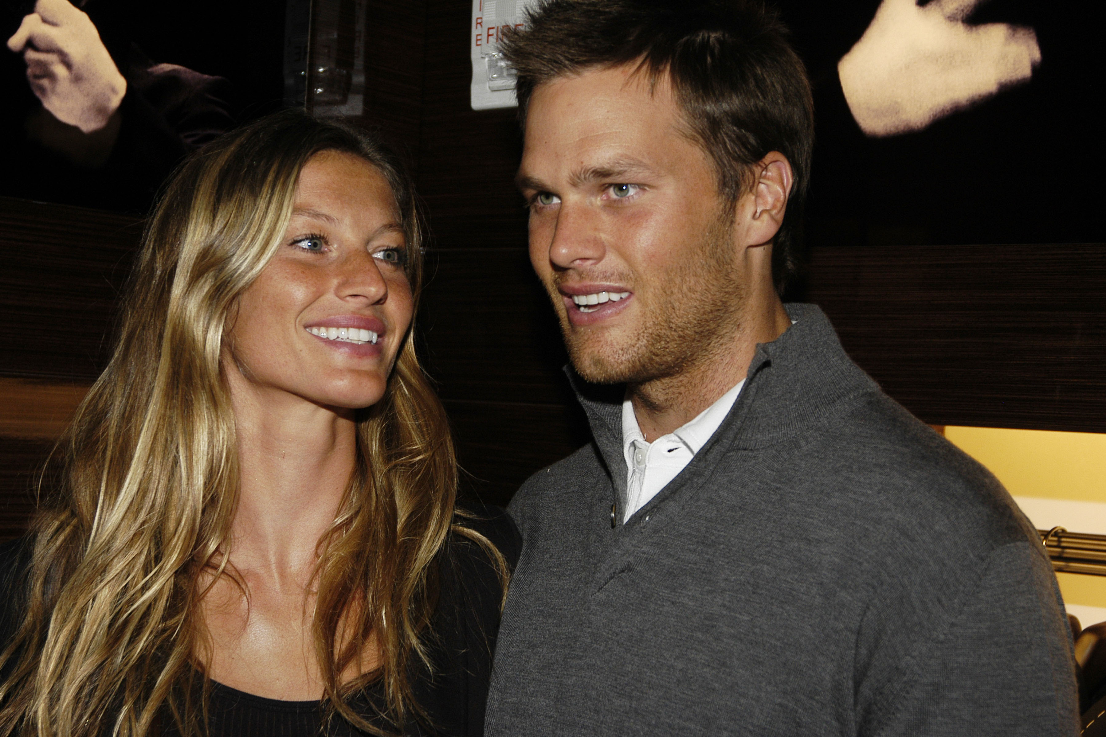 Gisele Bündchen and Tom Brady in New York City on March 11, 2008 | Source: Getty Images