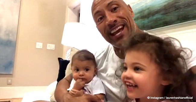 Dwayne Johnson made the best birthday video for his love with the help of 2 cuties