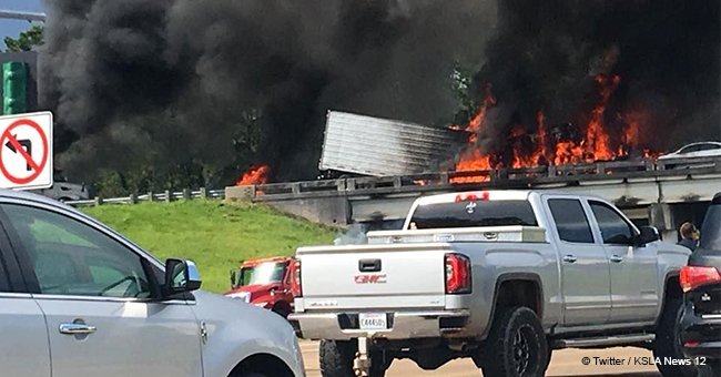 Four people dead and several more injured in fiery truck crash in Louisiana