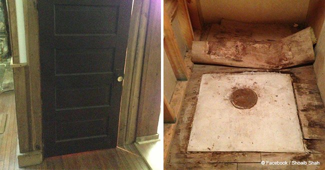 After man's grandparents die, he rips up the old carpet and finds a hidden safe in the closet