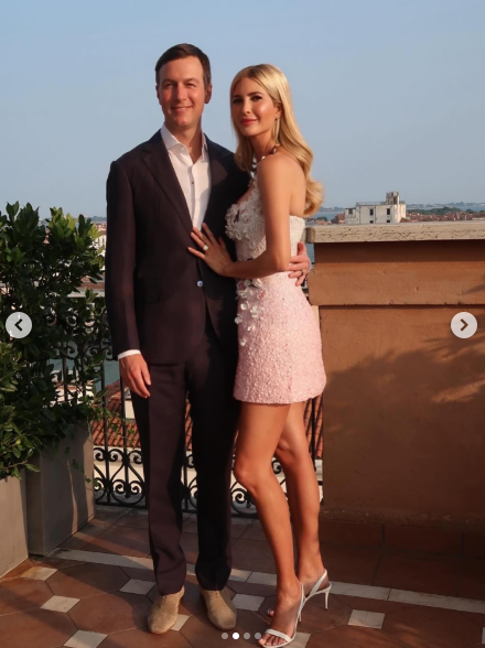 Jared Kushner and Ivanka Trump from a post dated June 26, 2025. | Source: Instagram/ivankatrump