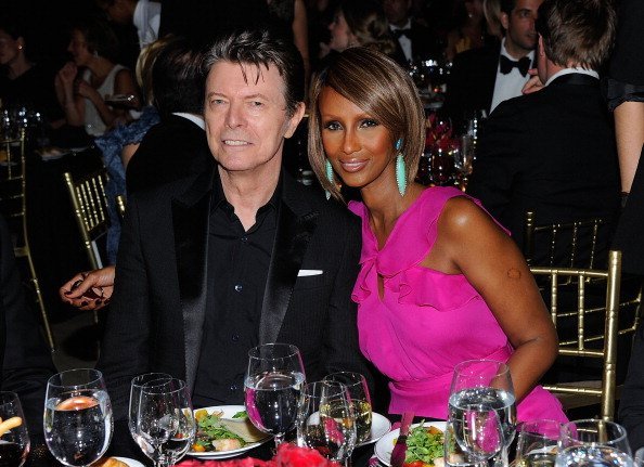 David Bowie and Iman at Cipriani Wall Street on April 28, 2011 in New York City | Photo: Getty Images