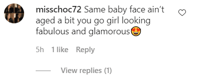 A fan's comment on Jaimee Foxworth's recent IG post. | Photo: Instagram/Jaimeethefoxx