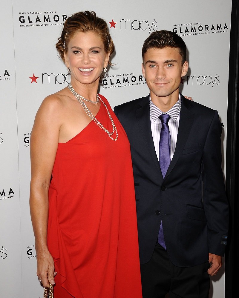 Kathy Ireland and Erik Olsen attending Glamorama 2012 "The British Invasion: The Music Then, The Fashion Now!" in Los Angeles, California in September 2012. | Image: Getty Images.