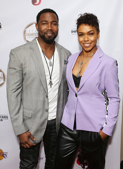 Michael Jai White and Gillian Waters at SLS Hotel at Beverly Hills on February 8, 2020 in Los Angeles, California. | Photo: Getty Images