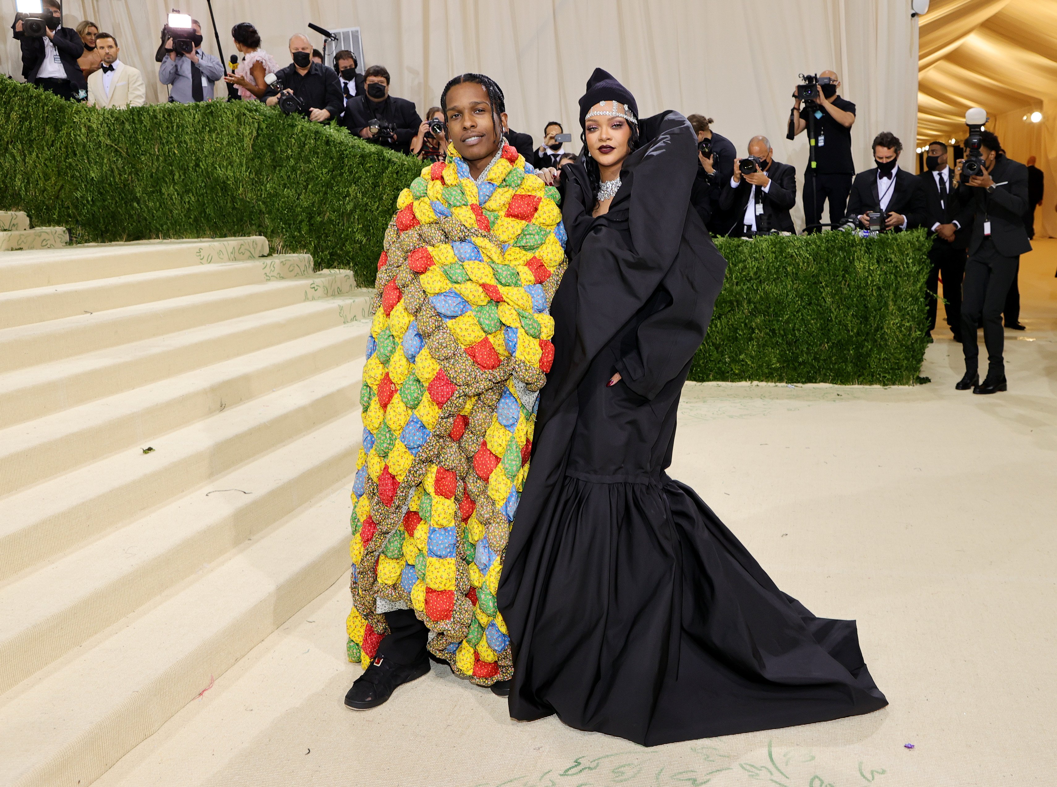 Rihanna and A$AP Rocky at the 2021 Met Gala in New York | Photo: Getty Images 