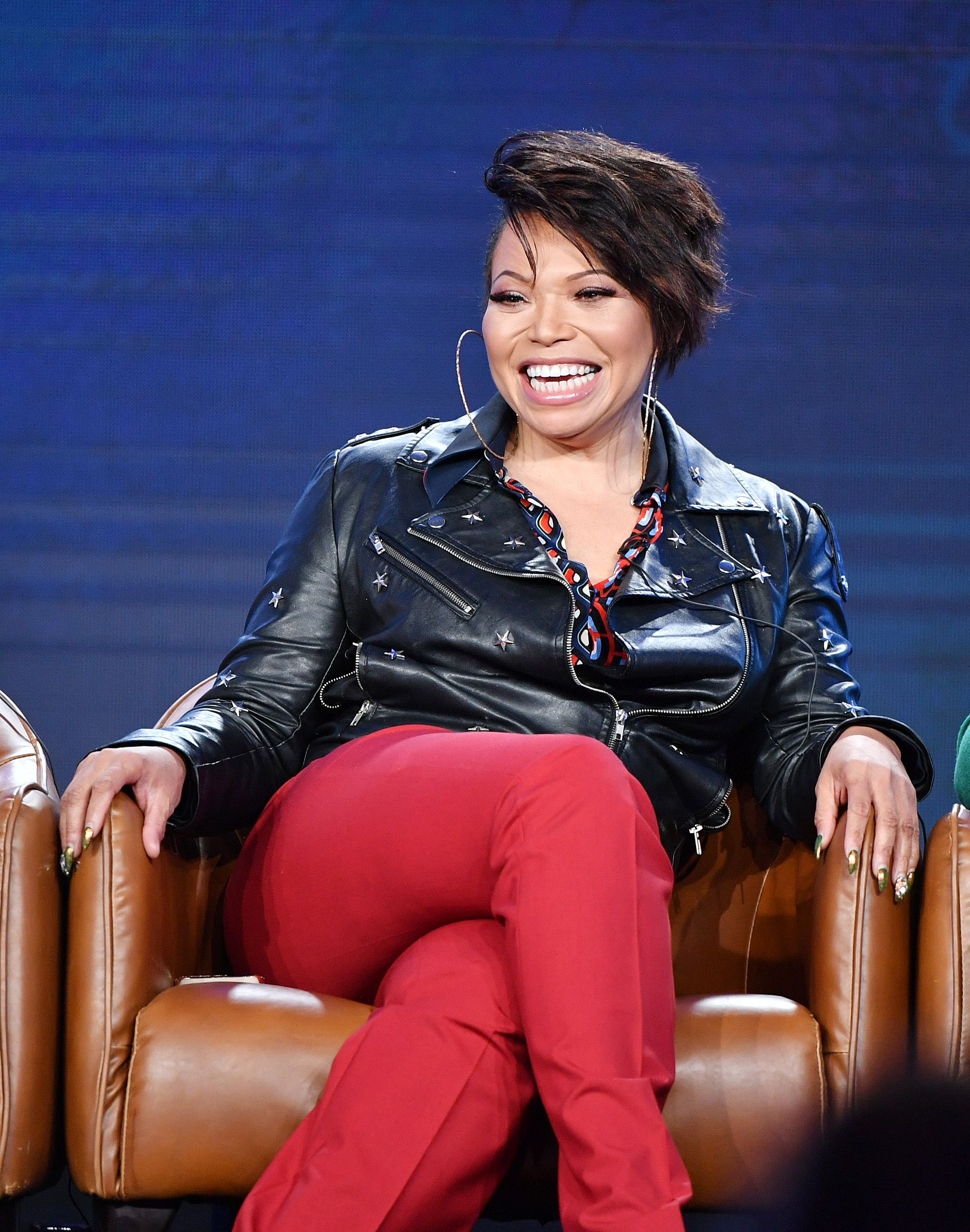 Tisha Campbell spoke during the Fox segment of the 2020 Winter TCA Press Tour at The Langham Huntington, Pasadena on January 07, 2020 in Pasadena, California | Photo: Getty Images