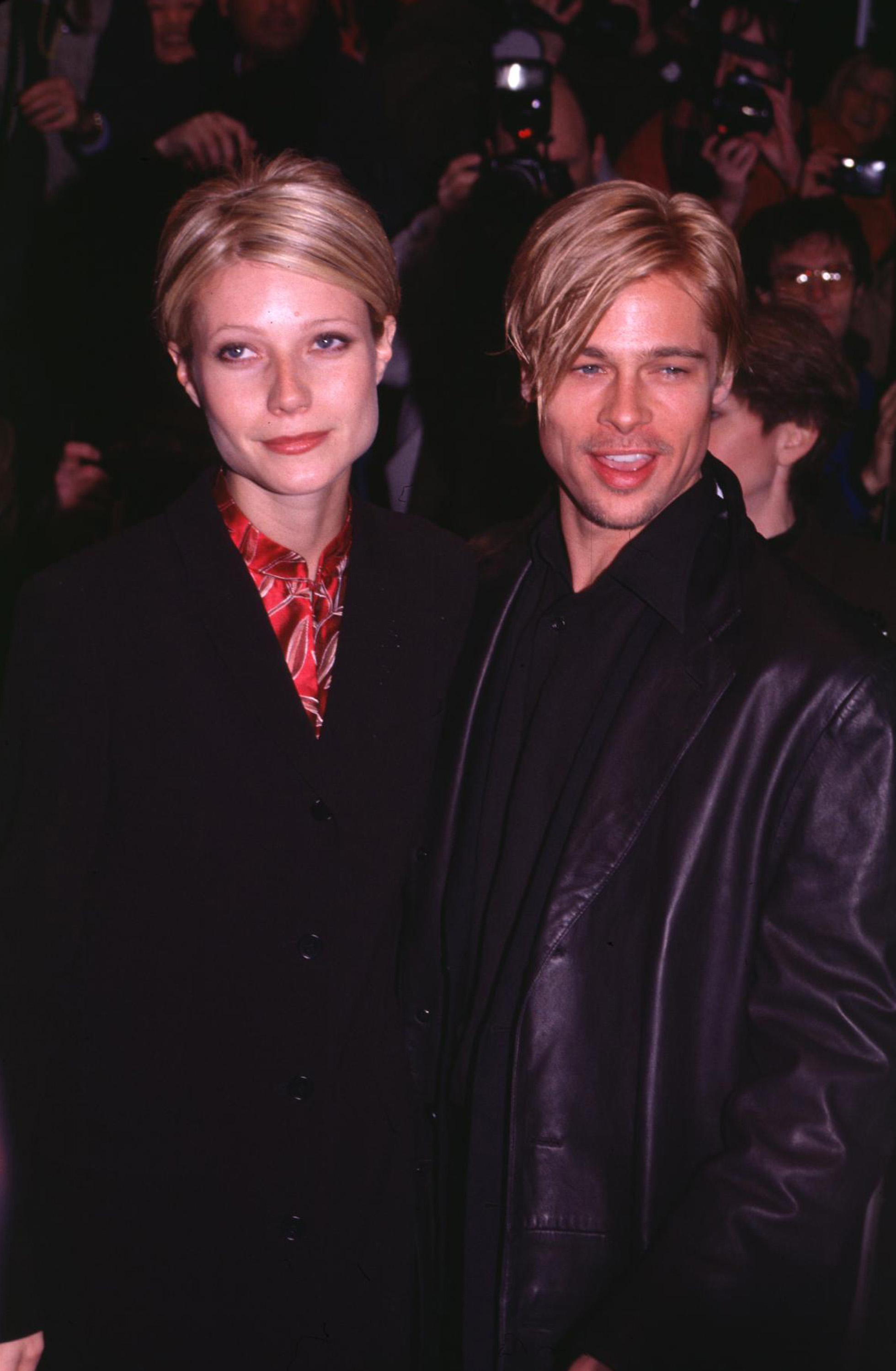 Gwyneth Paltrow and Brad Pitt in New York City, New York, United States, 1997 | Source: Getty Images