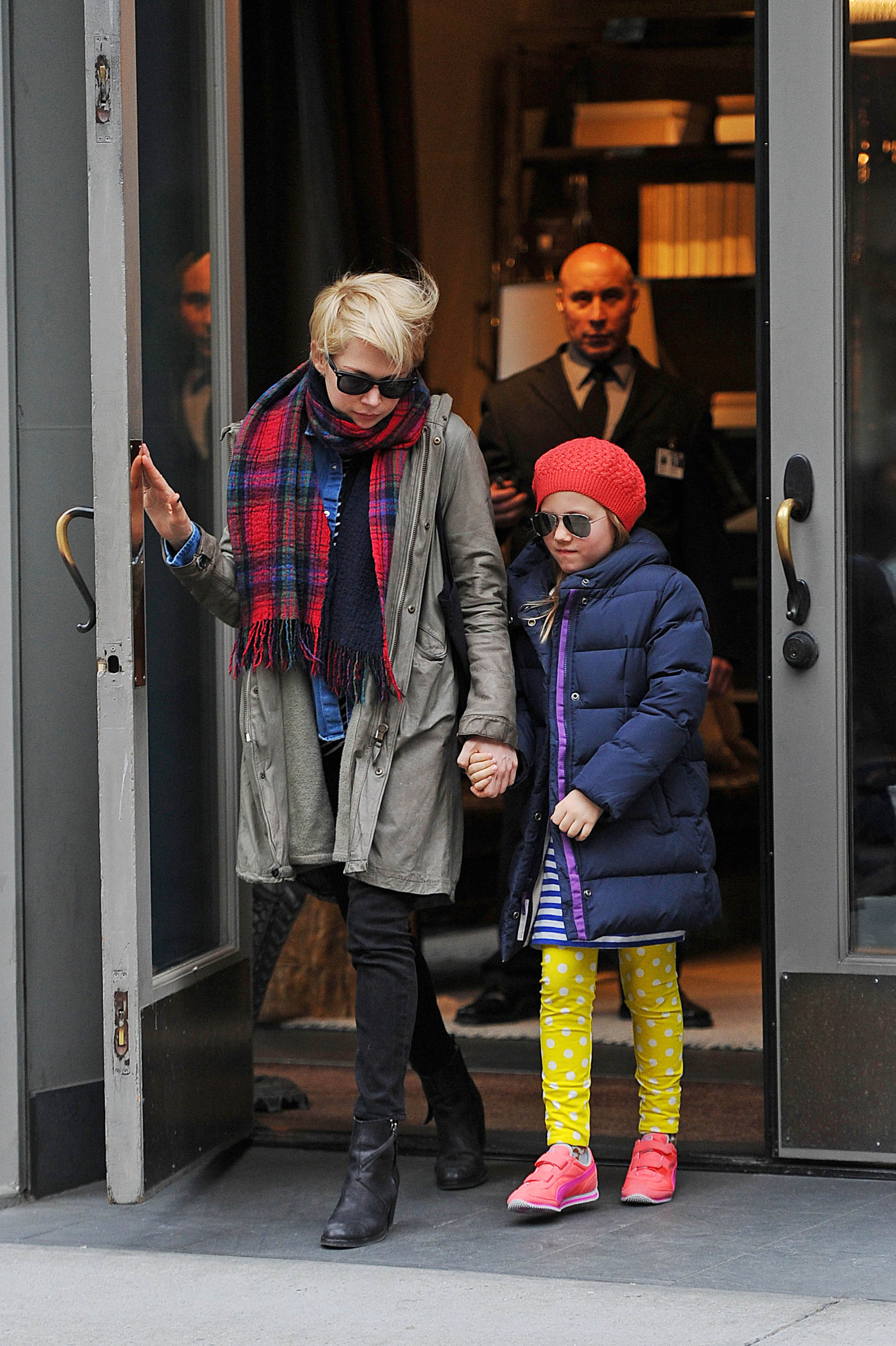 Michelle Williams and Matilda Ledger as seen on March 6, 2013 in New York City | Source: Getty Images