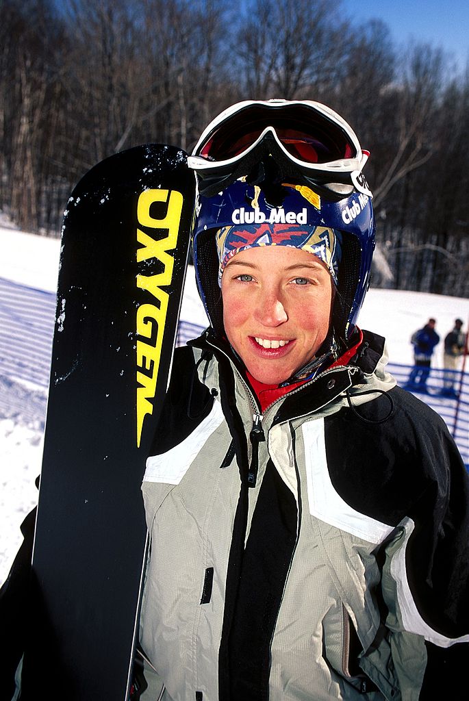 Karine Ruby, championne olympique de snowboard, au Canada en janvier 1999-Karine Ruby (France). | Photo : Getty Images