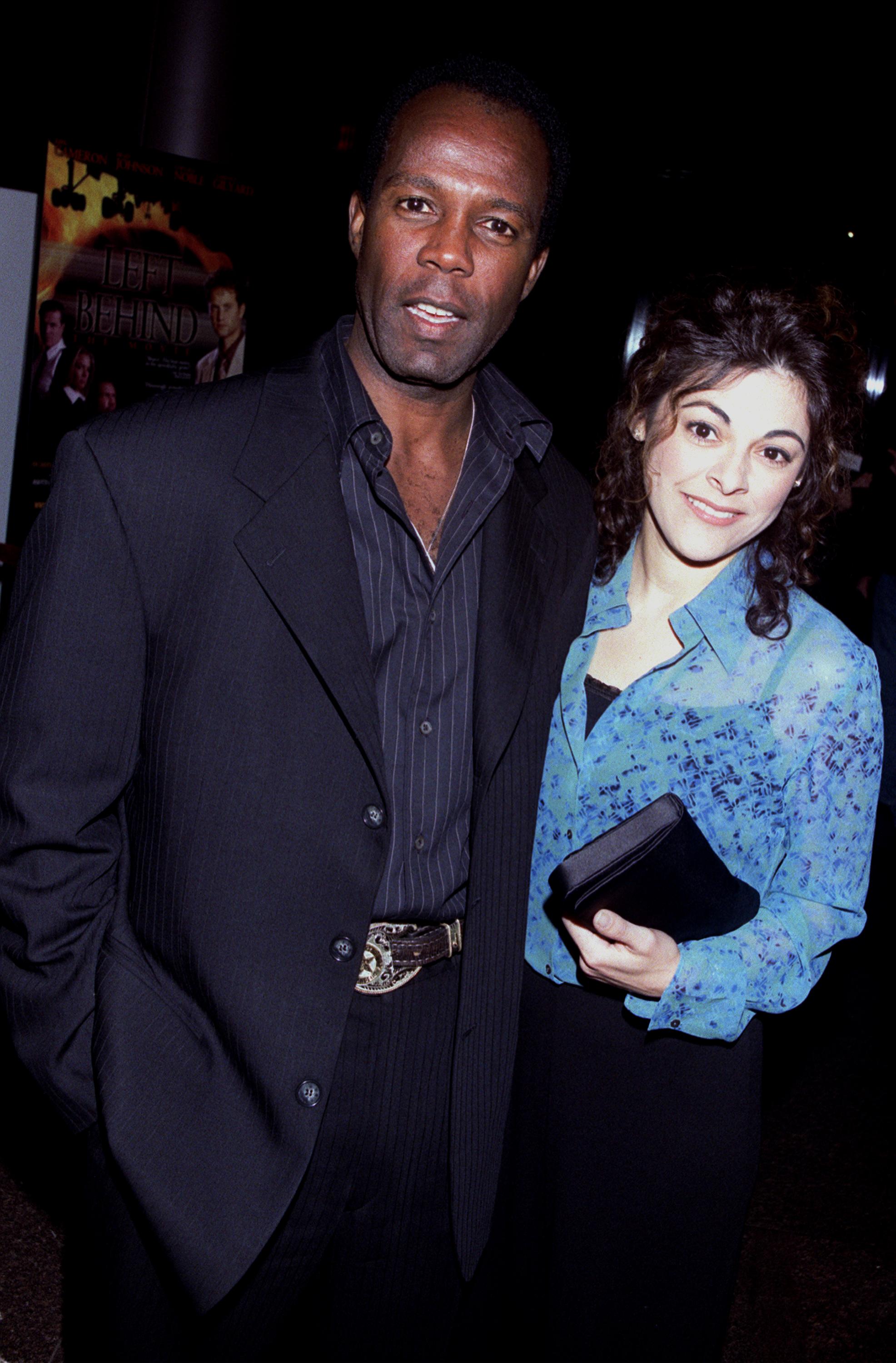 Clarence Gilyard Jr. and a companion attend the Los Angeles theatrical premiere of "Left Behind," the movie based on the New York Times best-selling novel, January 26, 2001 in Los Angeles, CA | Source: Getty Images 