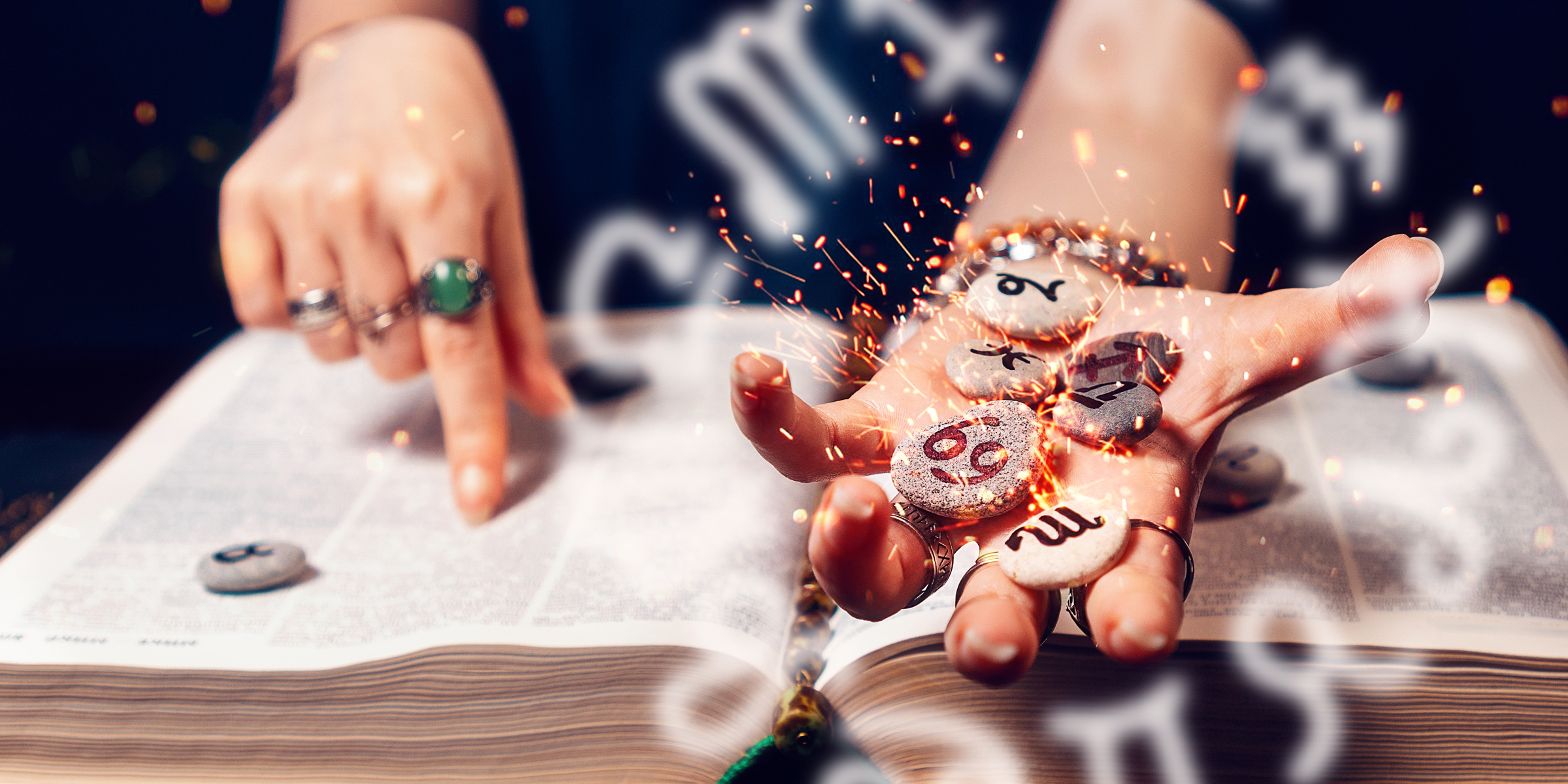 A hand with the zodiac signs. | Source: Shutterstock