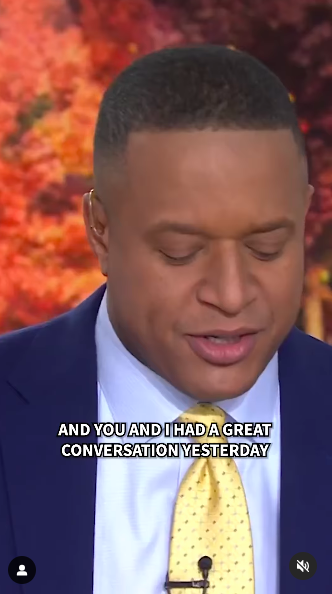 Craig Melvin speaking about the advice Sheinelle Jones shared with him after he found out he would become the new "Today" co-anchor. | Source: Instagram/todayshow