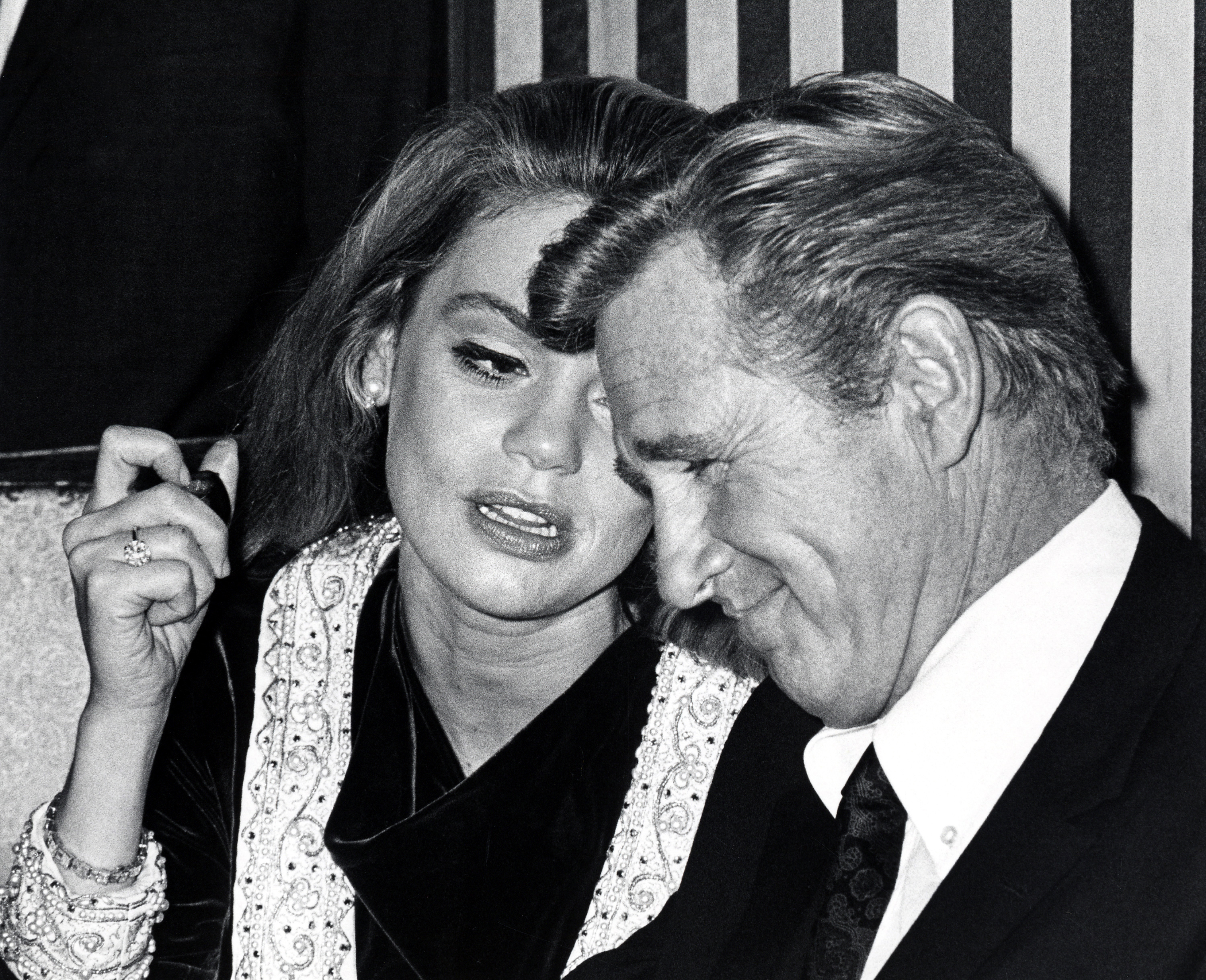 The actress with her husband pictured on November 1, 1967 | Source: Getty Images