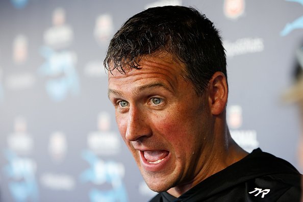  Ryan Lochte speaks to the media after winning the Men's 200m Individual Medley | Photo: Getty Images