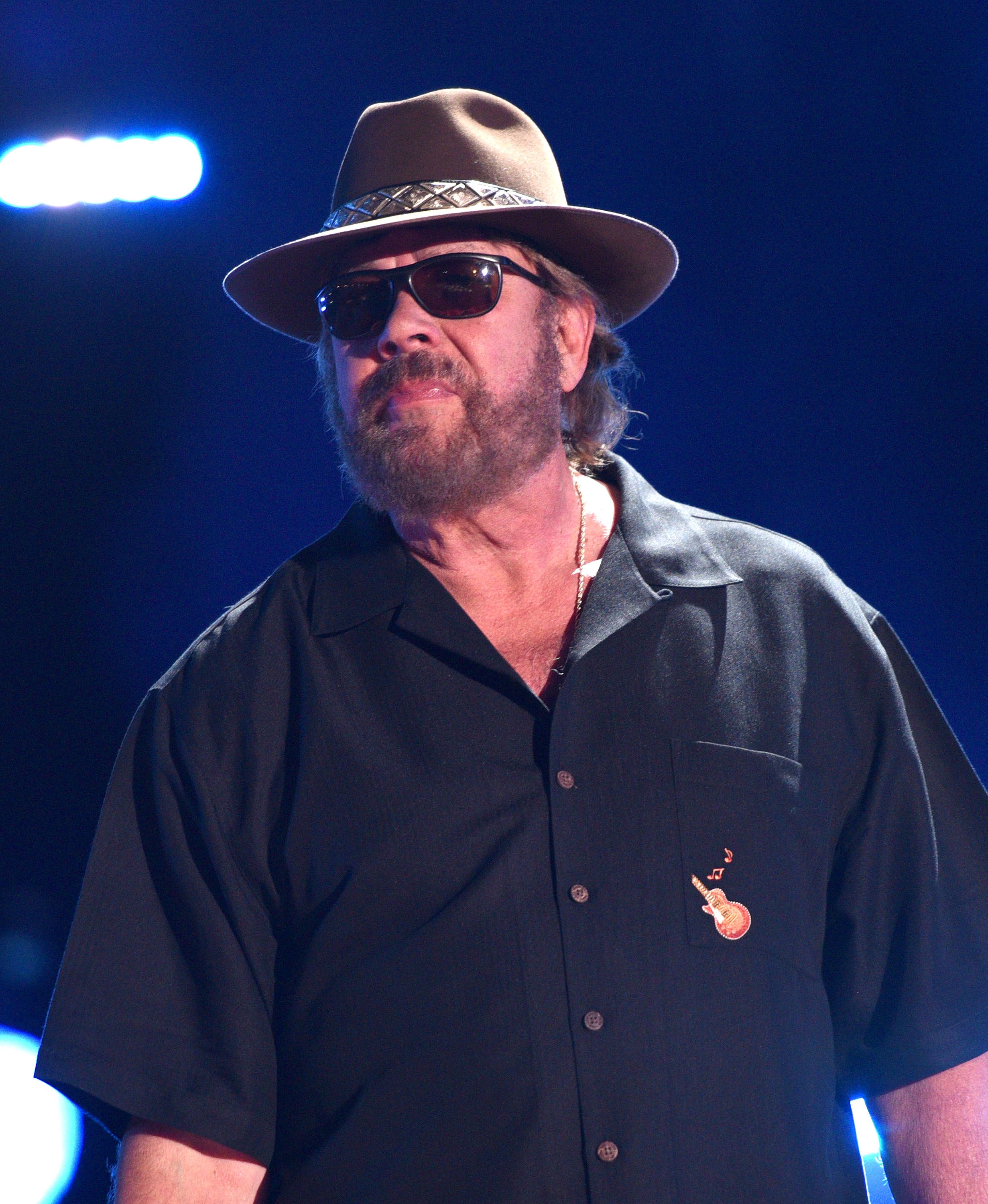 Country singer Hank Williams Jr. on stage during a performance at the 2016 CMA Music Festival on June 10, 2016 in Nashville, Tennessee | Photo: C Flanigan/FilmMagic
