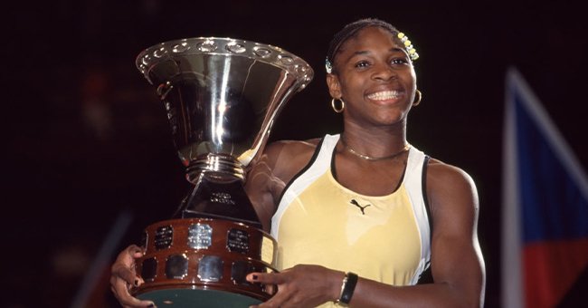 Serena Williams in the Women's Final of the Compaq Grand Slam Cup tennis tournament at the Olympiahalle in Munich, September, 1991 | Photo: Getty Images