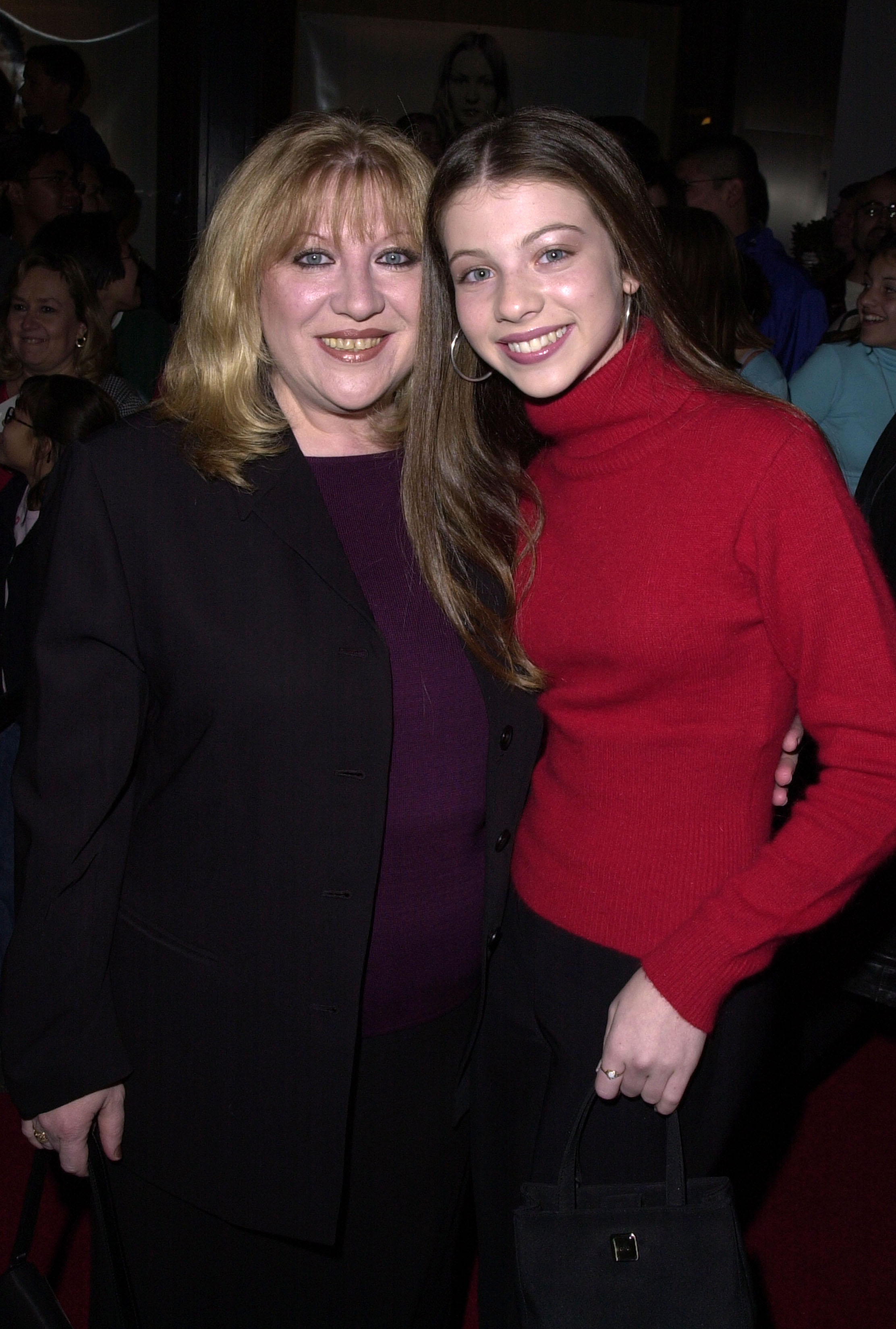 Michelle Trachtenberg and her mother, Lana, during WB Network All Star Party at Il Fornaio Restaurant in Pasadena, California. | Source: Getty Images