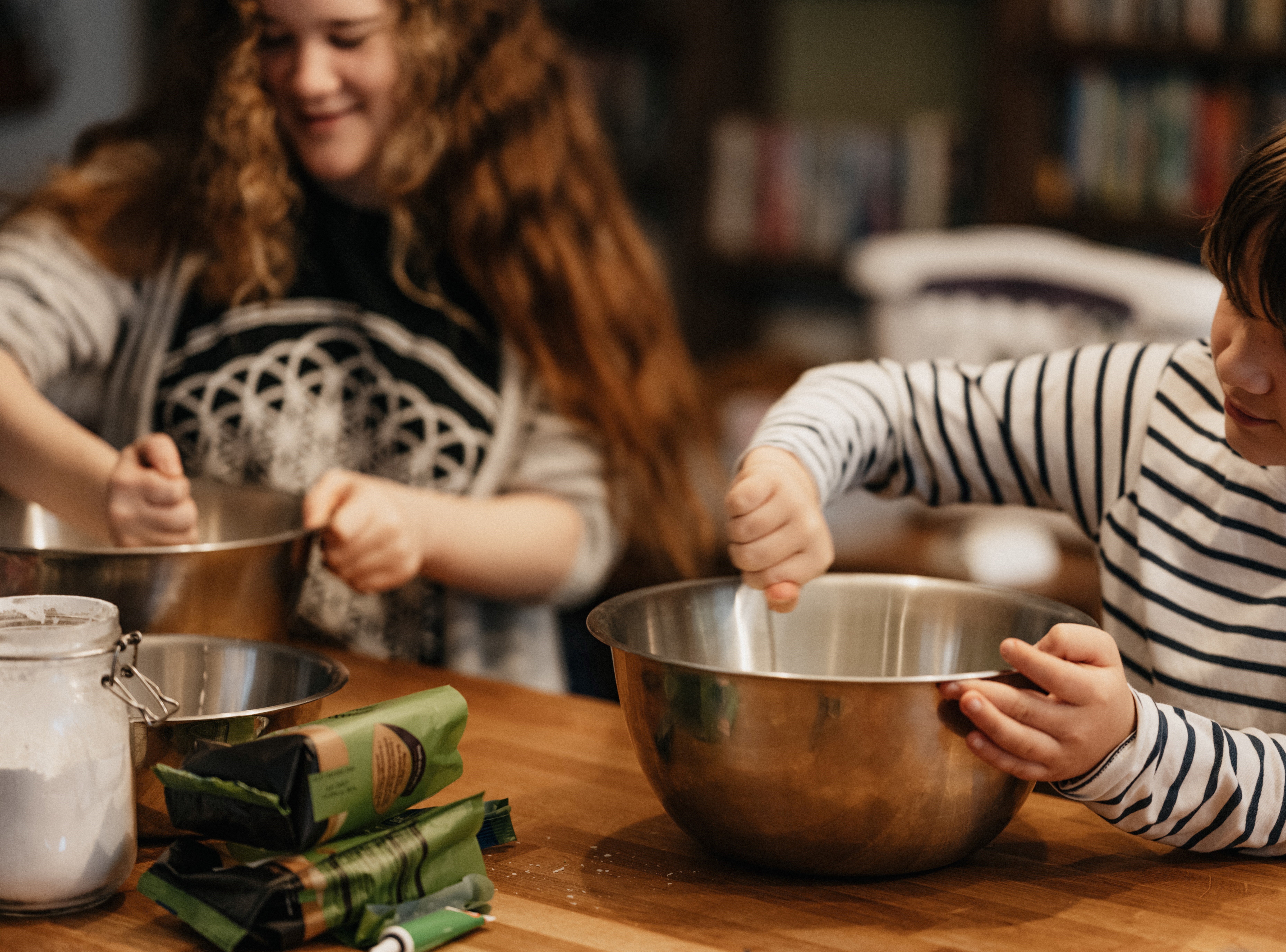 My children Jimmy and Jessy cooking together. | Source: Unsplash