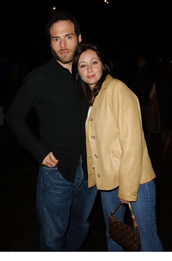 Shannen Doherty and Rick Salomon arrive at the Maxim Hot 100 Party. | Source: Getty Images