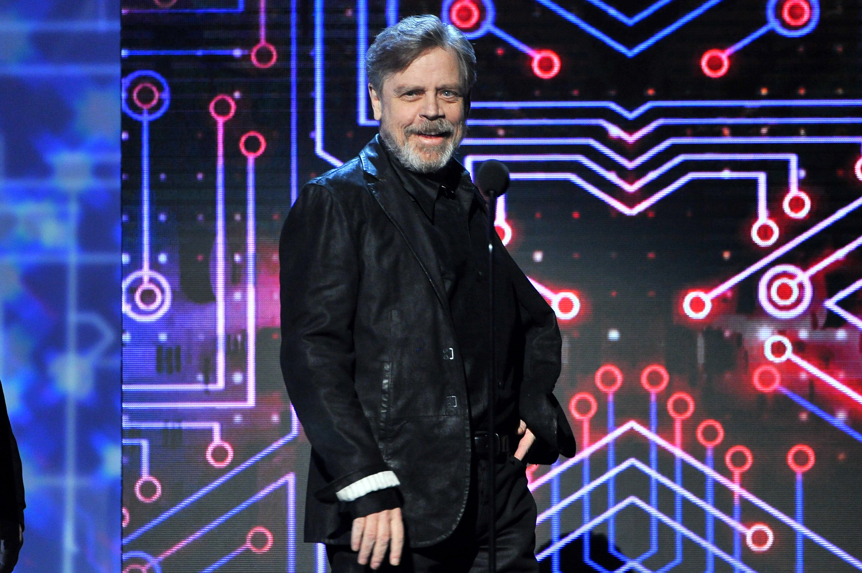Mark Hamill speaks onstage during The Game Awards 2015 on December 3, 2015 in Los Angeles, California. | Source: Getty Images
