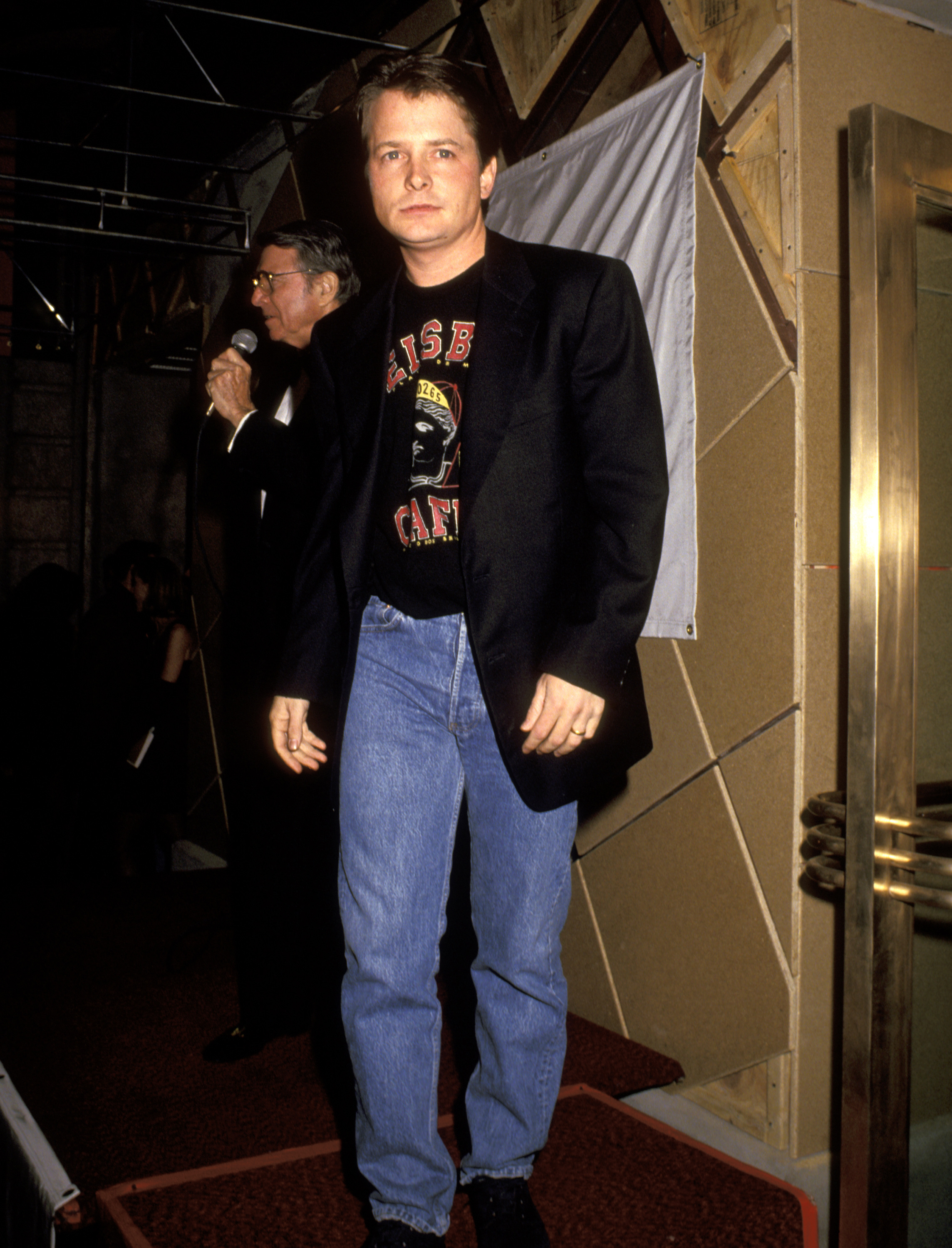 Michael J Fox during Planet Hollywood Grand Opening on October 22, 1991 | Source: Getty Images