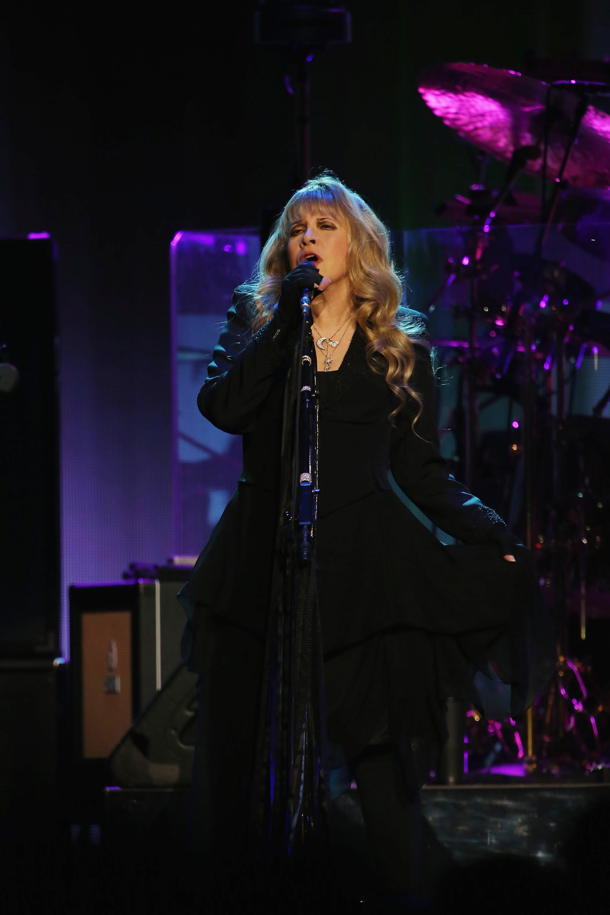The artist performs with Fleetwood Mac at Madison Square Garden on January 22, 2015 in New York City. | Source: Getty Images